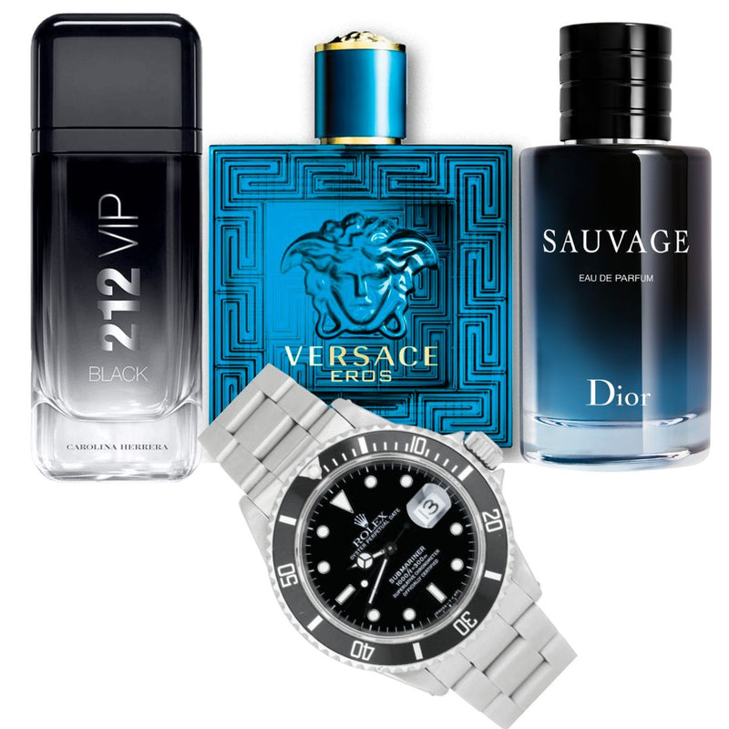 PERFUMESSAUVAGE+EROS+VIPBLACK+RELOJROLEX