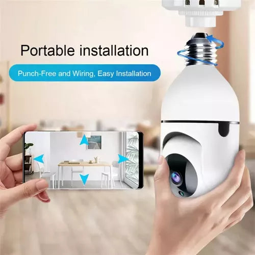 CAMARA DE LAMPARA WI-FI INTELIGENTE 360